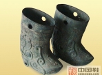 古代青铜鞋